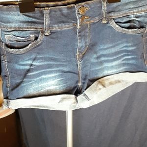 Fashion Nova Dark wash jean shorts